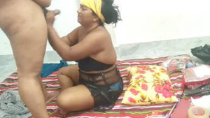 Hot Bhabi sucking and pleasuring