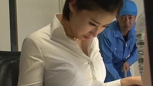 Sana Imanaga, Japanese secretary who is engaged to be married, stays late at work to resolve all the pending matters.