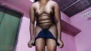 Boob show and pussy reveal in homemade teen video.