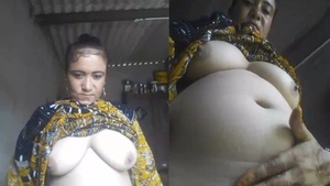 Married and Spouse Alienated Chubby Aunt’s Big Boobs and Sweet Cunt