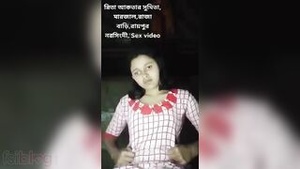 A Muslim woman from Bangladesh, known as Desi, masturbates in this video.