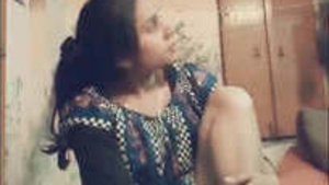 A beautiful Indian woman reveals her breasts and vagina.