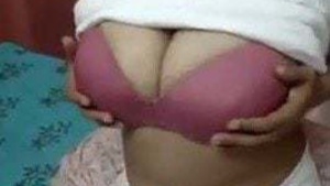 Steamy romance between an older woman bhabhi and a young man devar with big booby temptation.