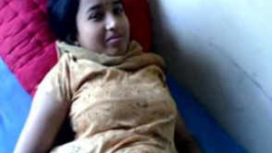 Beautiful corpse like young woman gets her sensitive area licked by a finger