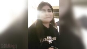 Beautiful Indian girl shares some intimate moments after passion in hotel room