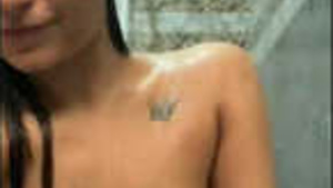 Single girl pleasures herself in the water.