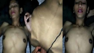 Ex-lover’s passionate encounter with newly wed skinny Indian housewife