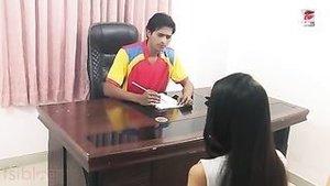 A college girl called Desi has her first experience with a teacher who tempt her.