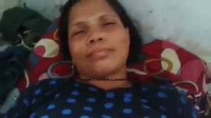 Married aunt of Tamil Nadu has sex with young neighbor in missionary position