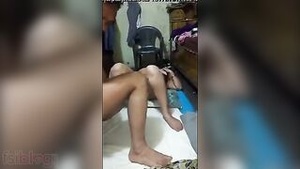 Hot semi-naked business woman likes to have fun with her husband