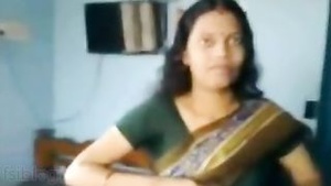 Married man satisfies his desire with extra marital affair with his bhabhi at home.