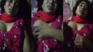 This is a home sex video of a seductive married woman with her former lover.