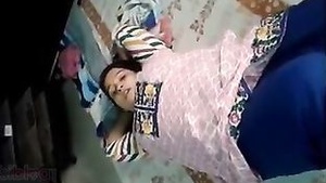 A house wife with curvaceous body engages in conjugal sex and is soaked with husband's semen