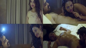 Intensive and intense XXX massage with a tan skinned beauty.