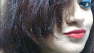 Pretty big-boobed girlfriend undressing scenes