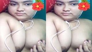 Hot blowjob and boobs fucked by lover in college girl sex video