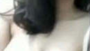 Pretty student flaunting her large chest