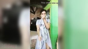 Beautiful Indian village girl strips and exposes her charms in this MMCSex video.