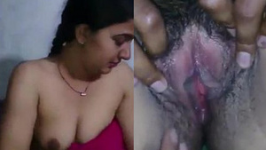 Pretty boy enjoys as Desi Bhabhi Sonali strips and kisses him.