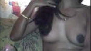 A wife from Sri Lanka gives a blow job and gets fucked.