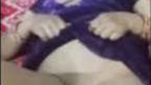 Steamy encounter between horny house owner and his bhabi Rohini in striped nighty