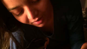 Pretty young desi man giving blow job