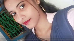 White skin Indian girl stripping.