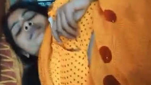 This is a video of an Indian woman cumming Surprise your family member with a late night sex feast