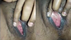 Indian married woman displaying her private part and having rough anal sex with her husband