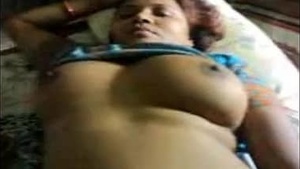 Beautiful big-boobed desi bhabhi in village porn video