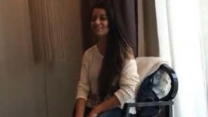 Hot couple, one from the army, enjoys some sex at home.