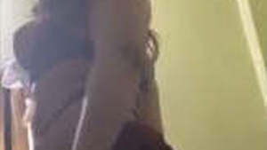 Hot and eager college girl enjoys a steamy experience.