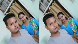 College girl and her boyfriend’s steamy bathroom session