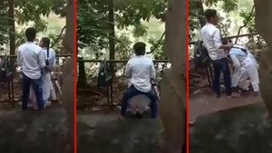 Indian bhabhi involved in big ATM scam in wildest videos