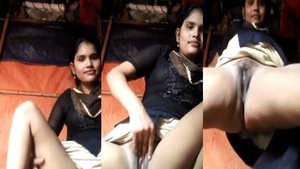 See how a hot village beauty strips and exposes her charms in this MMC video.