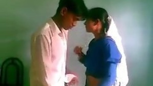 Students from a Bengali school intimate each other while participating in a Muslim uprising and spank each other in a submissive position.