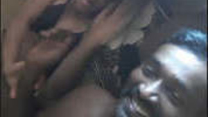 An Indian couple from Tamil Nadu enjoys sex in their hot home